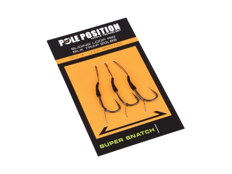 POLE POSITION Boilie návazec Sliding Loop Rig Super Snatch 20 Lb 5 cm 3 ks