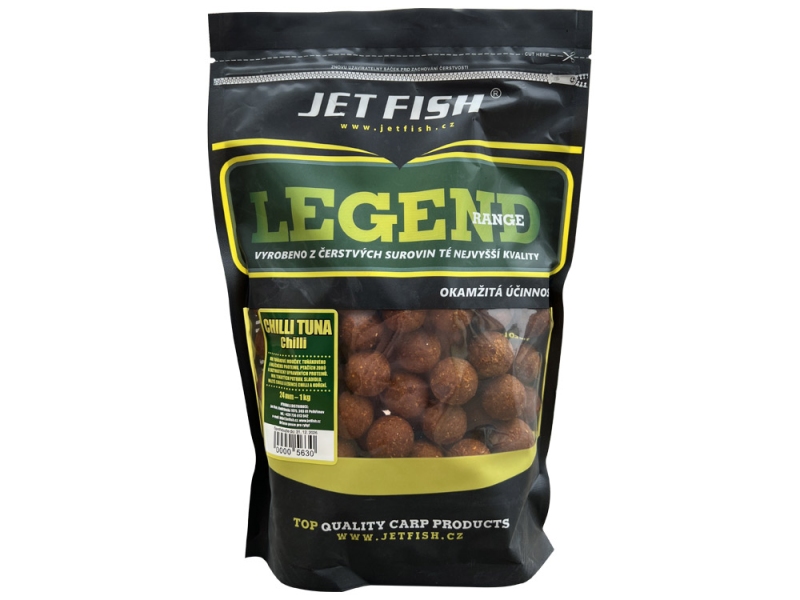 JET FISH Boilie Legend Range Chilli Tuna 1 kg
