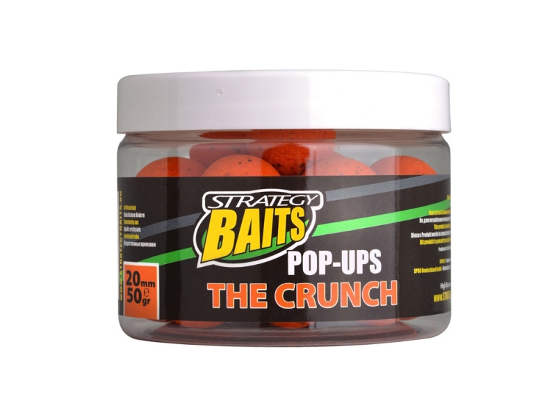 STRATEGY BAITS Plovoucí boilies Pop-Ups 50 g The Crunch