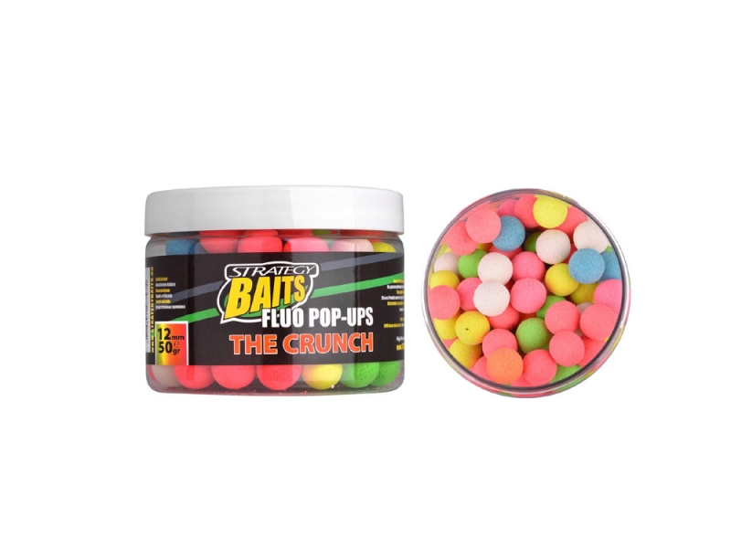 STRATEGY BAITS Plovoucí boilies Fluo Pop-Ups 12 mm 50 g