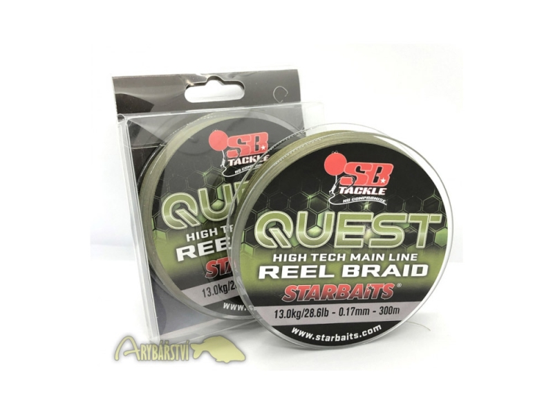 STARBAITS Splétaná šňůra Quest Braid Main Line 600m