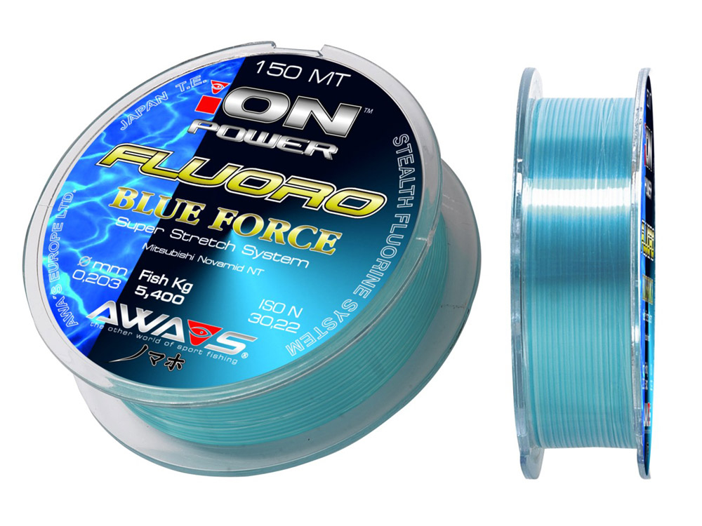 AWA-SHIMA vlasec ION Power Fluoro Blue Force 150m