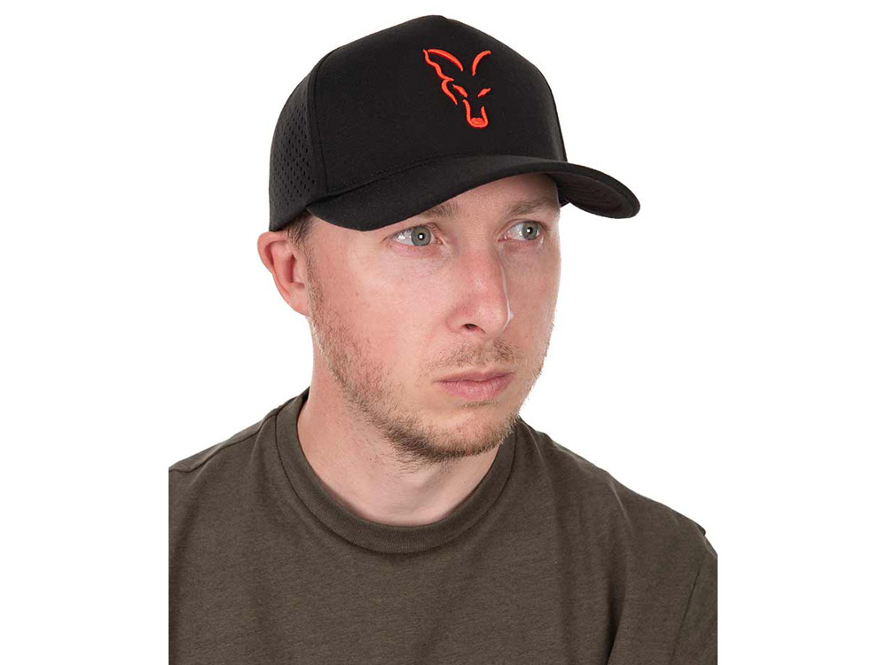 FOX Kšiltovka Collection Baseball Cap Black Orange