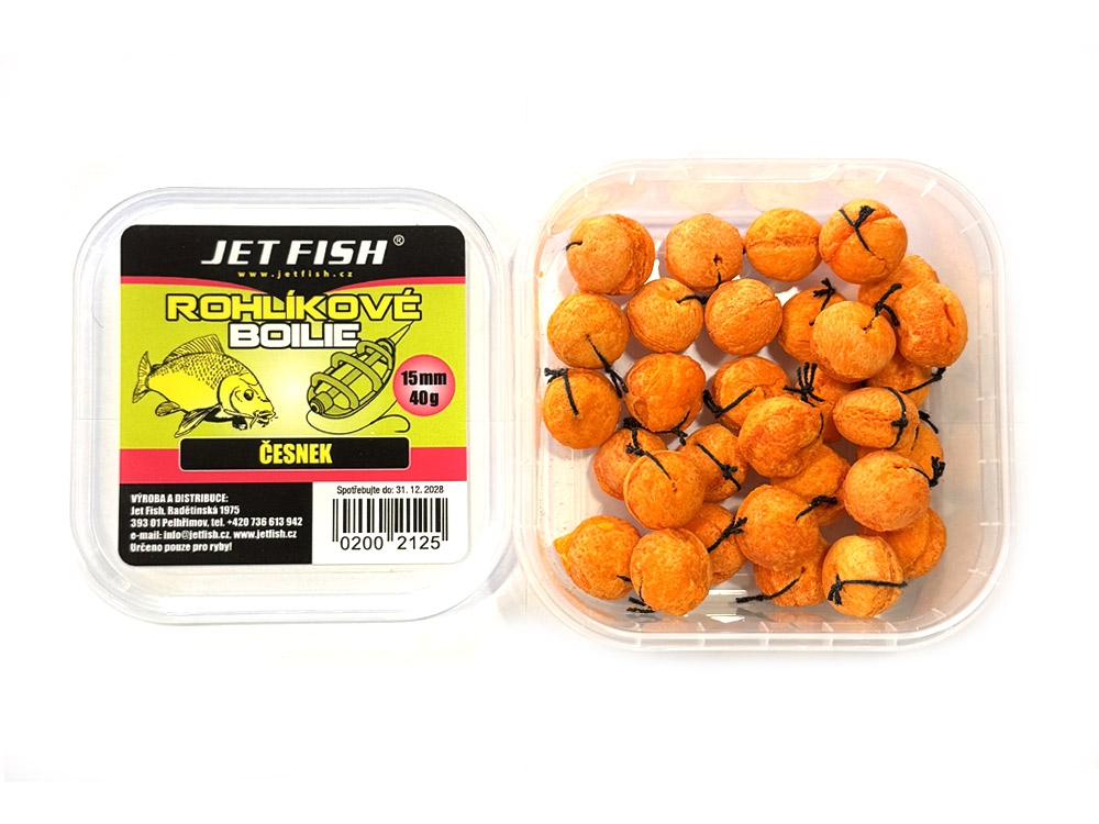 JET FISH Rohlíkové boilie 40g 15mm