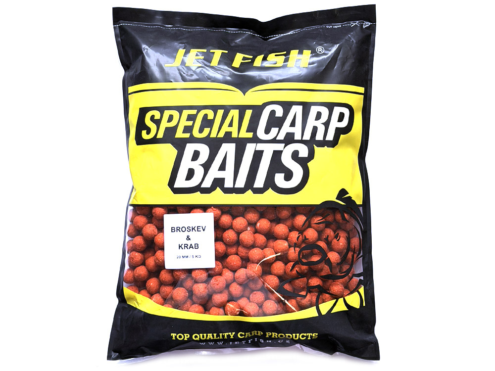 JET FISH Special Carp Boilie Broskev Krab 5kg