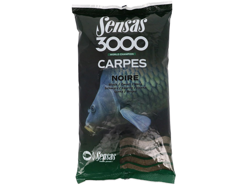 SENSAS Krmítková směs 3000 Carpes Noir 1kg