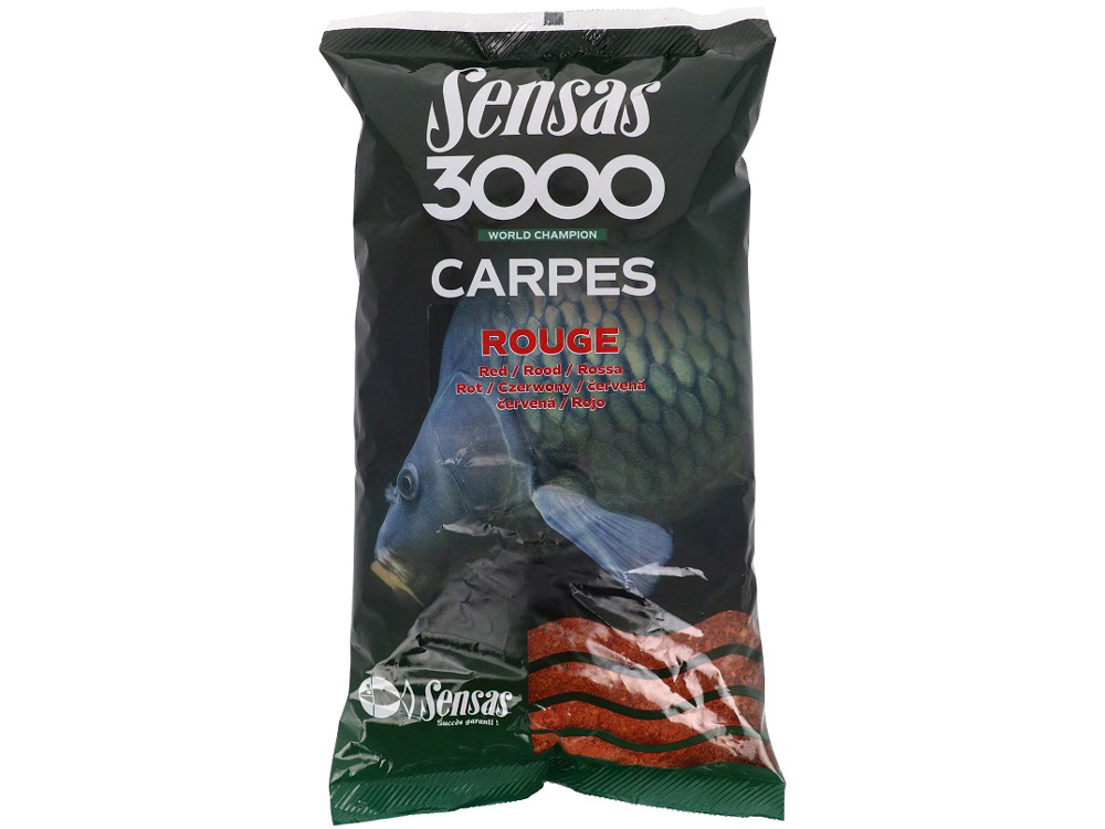 SENSAS Krmítková směs 3000 Carpes Rouge 1kg