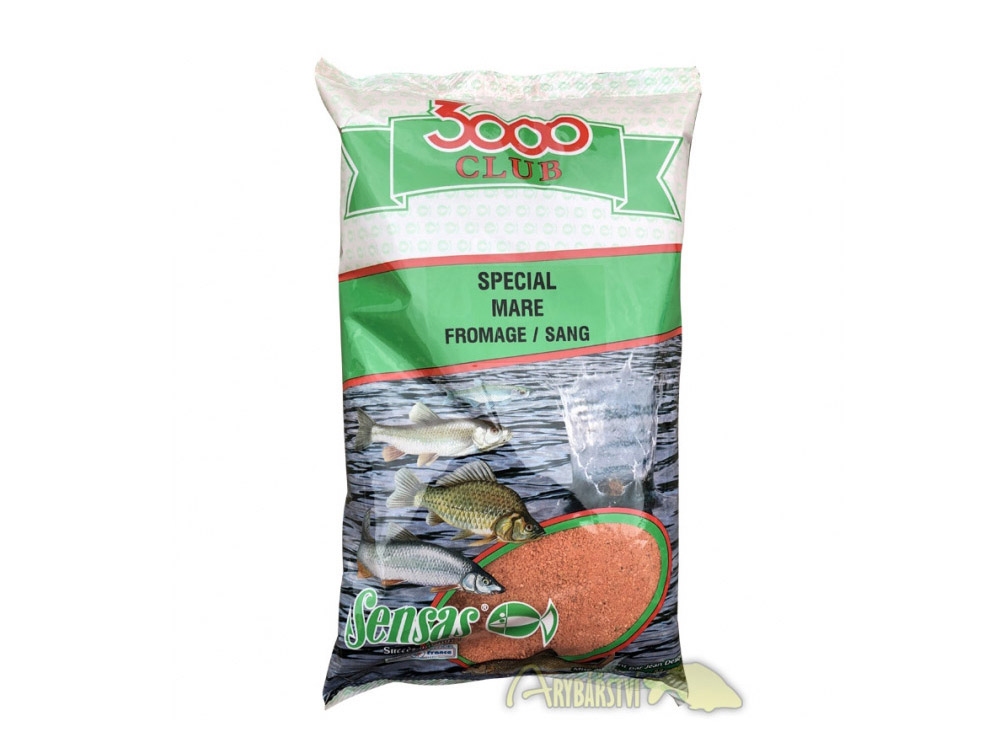 SENSAS Krmítková Směs 3000 Club 1 kg