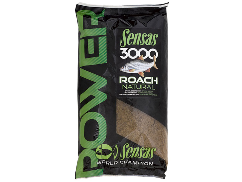 SENSAS Krmítková směs 3000 Power Roach Natural 1kg