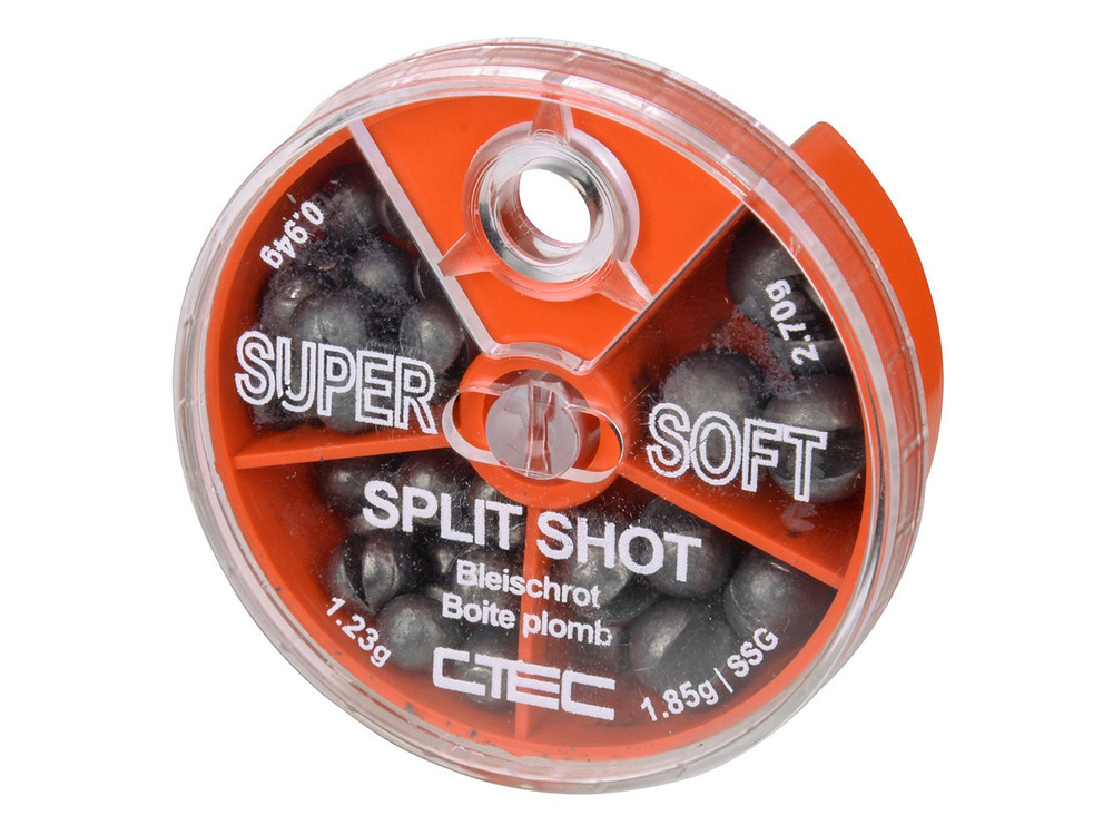 SPRO C-TEC Sada broků Super Soft Split Shot 4 Compartments