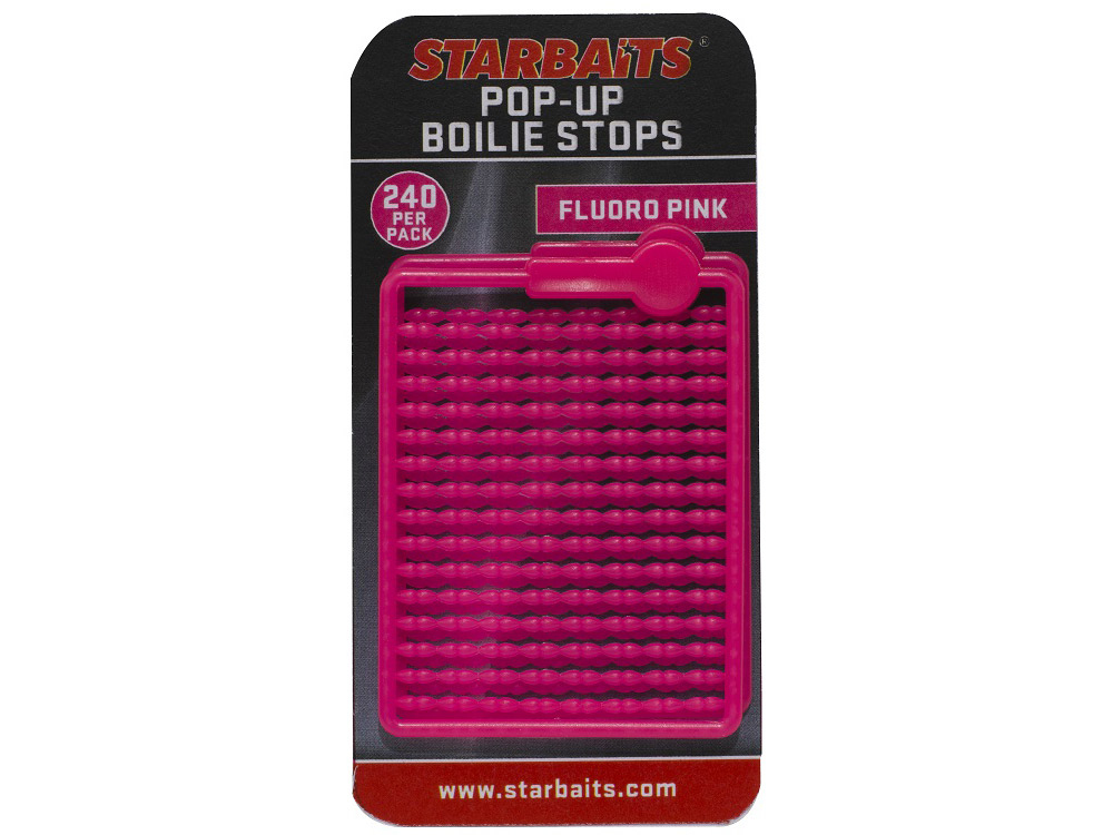 STARBAITS Zarážky na boilies Bait Stopper Pop UP Fluo 240ks