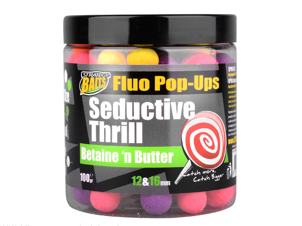 STRATEGY BAITS Plovoucí Boilies POP16/12 SEDUCTIVE THRILL 100 g