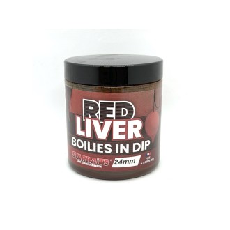 STARBAITS Boilies in Dip Concept Red Liver 150 g