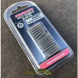 STARBAITS Převlek na obratlík Anti-Tangle Sleeves Short Stoney Gravel 30 ks