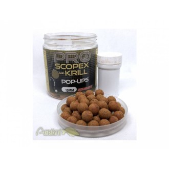 STARBAITS Plovoucí Boilies PROBIOTIC Scopex Krill Pop-Up 60g