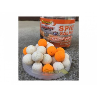 STARBAITS Plovoucí Boilies CONCEPT Fluo Spicy Salmon Pop-Up 14 mm 80 g