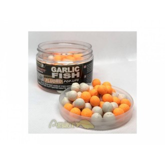 STARBAITS Plovoucí Boilies CONCEPT Fluo Garlic Fish Pop-Up