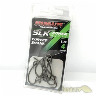 STARBAITS Háček Power Hook PTFE Coated Curved Shank 10ks