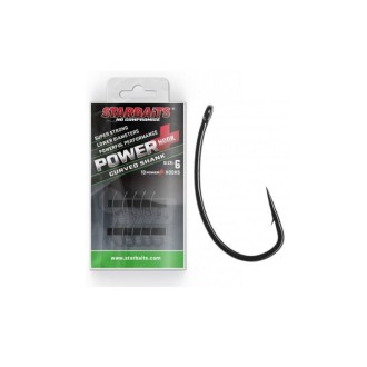 STARBAITS Háček Power Hook Curved Shank 10ks