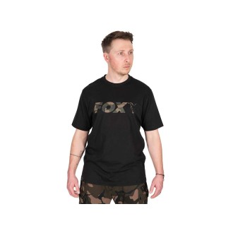 FOX Tričko Black Camo Logo T-Shirt