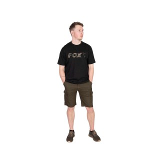 FOX Tričko Black Camo Logo T-Shirt