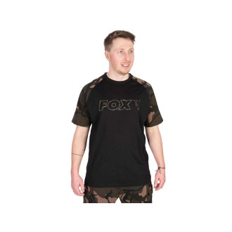 FOX Tričko Black Camo Outline T-Shirt