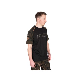FOX Tričko Black Camo Outline T-Shirt