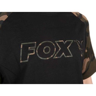 FOX Tričko Black Camo Outline T-Shirt