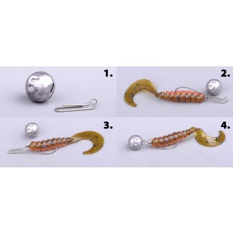 SPRO Freestyle Tungsten Bottom Jig Natural/Gold