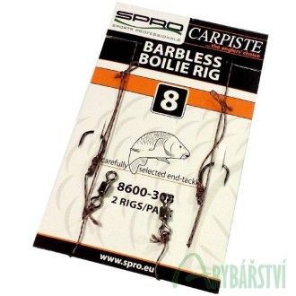 SPRO Boilie návazec Carpiste Barbless Boilie Rig