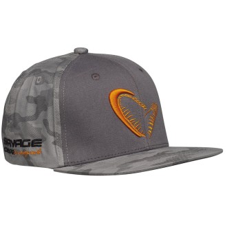 SAVAGE GEAR Kšiltovka Flex Fit Camo Cap One Size Camo Grey