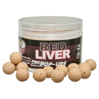 STARBAITS Plovoucí Boilies Pop Up 50 g Red Liver