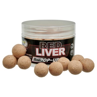 STARBAITS Plovoucí Boilies Pop Up 50 g Red Liver