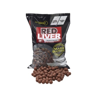 STARBAITS Boilies Concept Mass Baiting 3 kg Red Liver