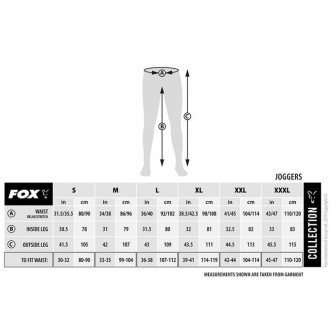 FOX Tepláky Collection Joggers Black Orange