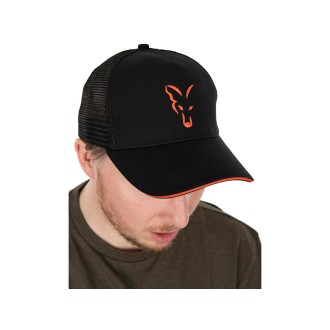 FOX Kšiltovka Collection Trucker Cap Black Orange