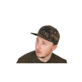 FOX Kšiltovka Camo Flat Peak Snapback Cap