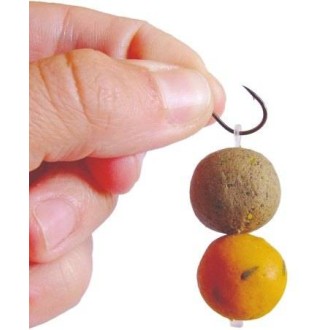 CARP ZOOM Silikonový vlas na Boilie Double Stopper 16ks 36mm