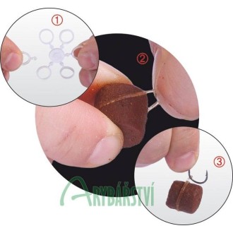 CARP ZOOM Silikonové Kroužky na pelety Bait Band 18 ks