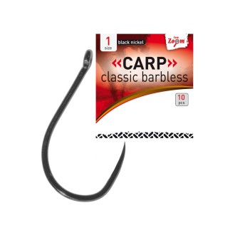 CARP ZOOM Háček Carp Classic Barbless Hook