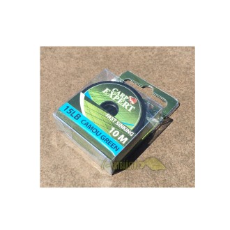 CARP EXPERT Návazcová šňůra Fast Sinking Camou Green 10 m 15 Lb