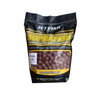 JET FISH Supra Fish Boilie Jahoda & Ryba 24 mm 5 kg