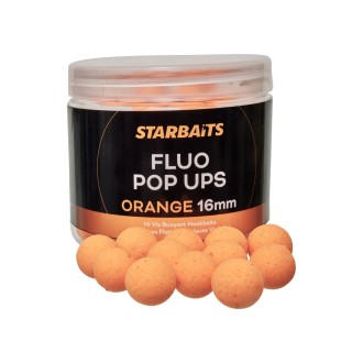 STARBAITS Plovoucí Boilie Fluo Pop Ups Orange 70 g