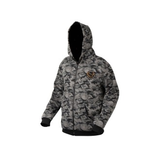 SAVAGE GEAR Mikina Black Savage Zip Hoodie