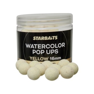 STARBAITS Plovoucí Boilie Watercolor Pop Ups Yellow 16 mm 70 g
