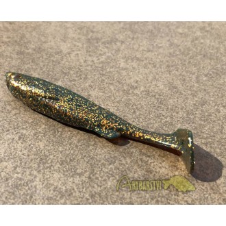 SAVAGE GEAR Gumová nástraha LB 3D Fat Minnow T-Tail Motor Oil 7.5cm 5g