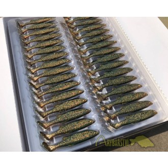 SAVAGE GEAR Gumová nástraha LB 3D Fat Minnow T-Tail Motor Oil 7.5cm 5g