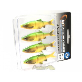 SAVAGE GEAR Gumová nástraha 3D LB Roach Swim N Jerk 7.5 cm 4 ks