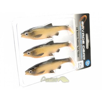 SAVAGE GEAR Gumová nástraha 3D LB Roach Paddletail 10 cm 3 ks
