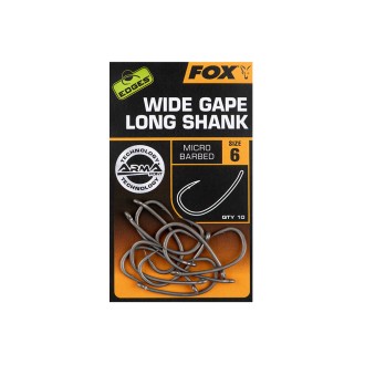 FOX Háček Edges Wide Gape Long Shank 10 ks